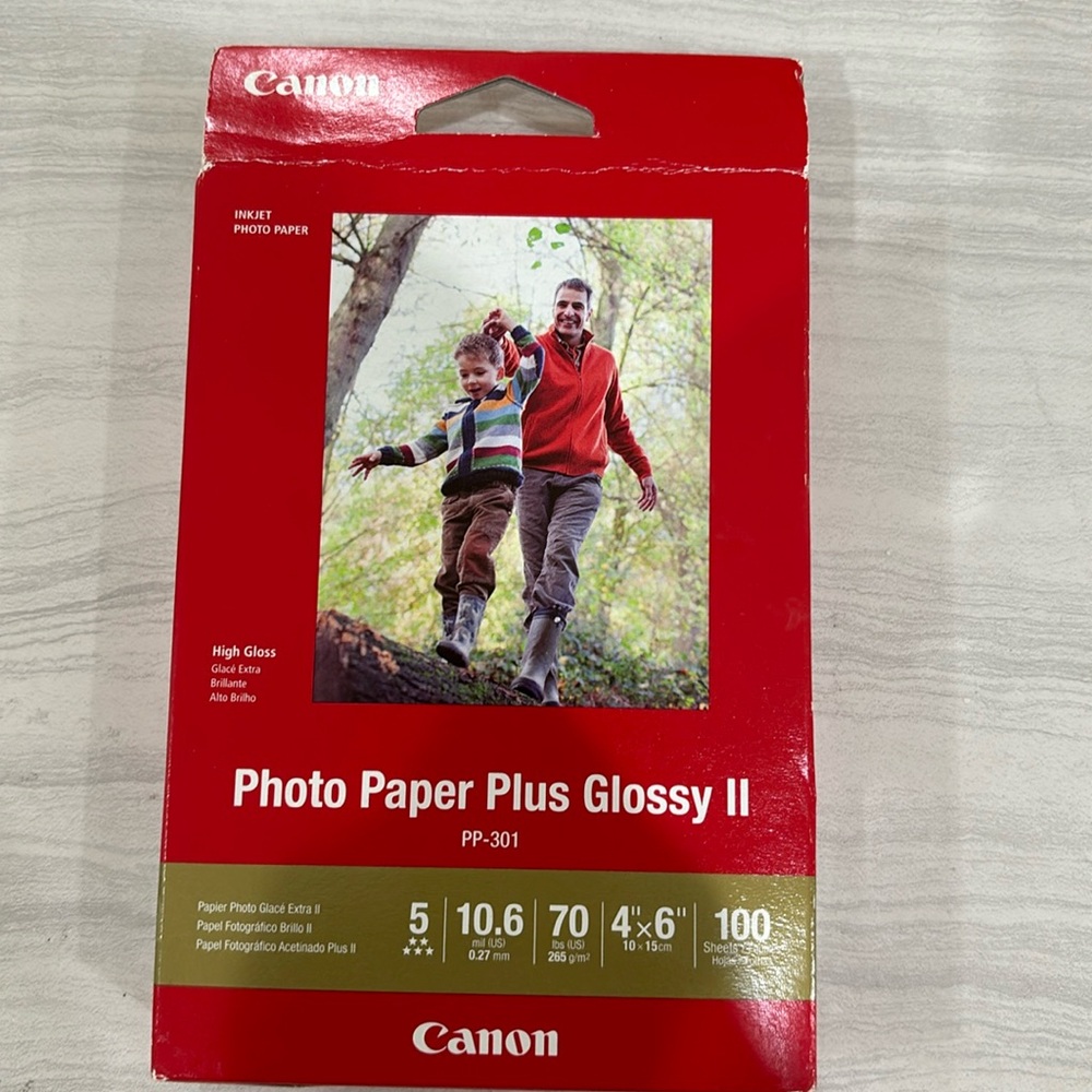 Canon Photo paper Plus Glossy II